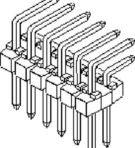 Molex Stiftleiste (Standard) Anzahl Reihen: 2 901220123 Tray von Molex
