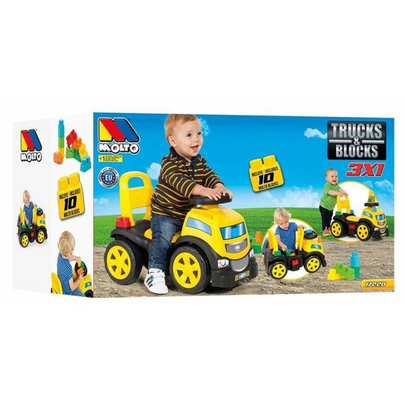 Rutschauto Moltó Trucks and blocks 89 cm von Moltó