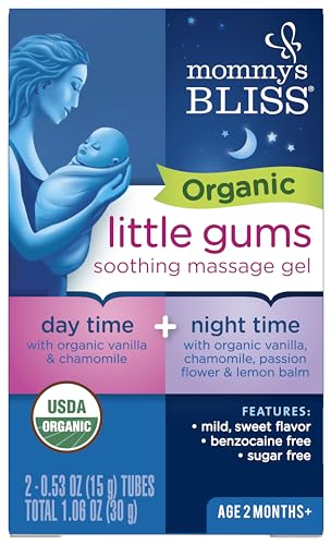 Mommy's Bliss Bio-Massagegel für Tag und Nacht, 2 Tuben von Mommy's Bliss