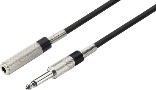 Monacor MEC-600/SW Audio Verlängerungskabel [1x Klinkenstecker 6.3mm (mono) - 1x Klinkenbuchse 6.3m von Monacor