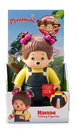 Monchhichi 13 cm bewegliche sprechende Figur mit 15 Sätzen Super Cute – Hanae von Monchhichi