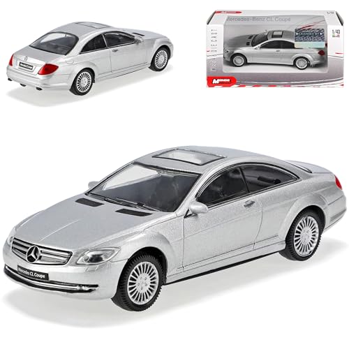 MONDO MOTORS Mercedes-B C216 Cl-klasse Coupe Silber C 216 1/43 Modell Auto Modellauto von Mondo Motors