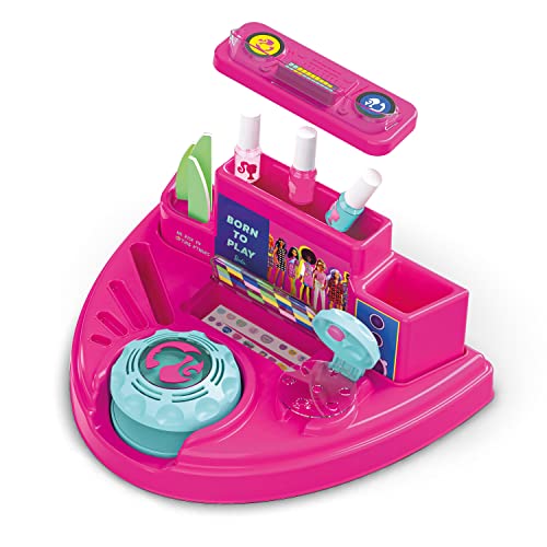 Mondo Barbie Make Up Nagelstudio & DJ Set, Mehrfarbig, 40011, Multicolore, S von Mondo