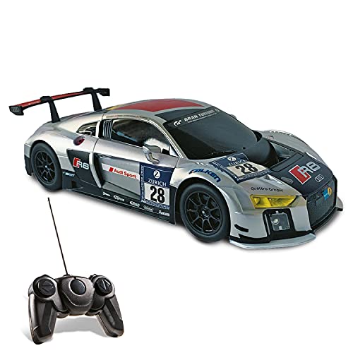 Mondo Motors, AUDI R8 LMS, Modell im Maßstab 1: 18, Geschwindigkeit bis zu 10 km / h, Spielzeugauto für Kinder - 63386 von Mondo