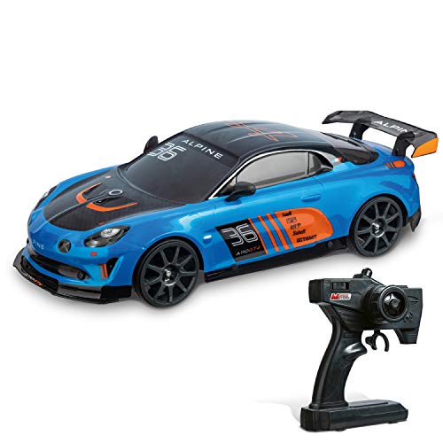 Mondo Motors - RC Renault Alpine GT4 R/C - Modell im Maßstab 1/10 - bis zu 30 km/h Geschwindigkeit - Drift Action - Spielzeugauto für Kinder - 63604 von Mondo