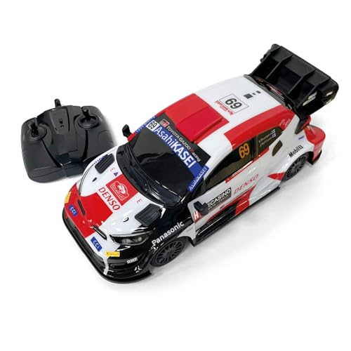 Mondo Motors Toyota GR Yaris WRC ferngesteuertes Modell, Maßstab 1:14, wiederaufladbare Batterien enthalten, Spielzeugauto 63860 Mondo Motors Toyota GR Yaris WRC ferngesteuertes Modell, Maßstab 1:14, wiederaufladbare Batterien enthalten, Spielzeugauto 63860 von Mondo