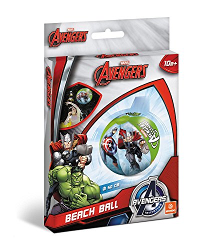 Mondo Toys - AVENGERS Beach Ball - Strandball, aufblasbar 50 cm, verziert in den Farben - 16305 von Mondo