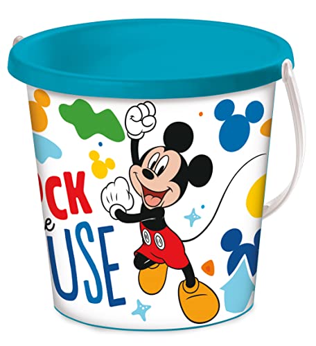 Mondo Toys - BUCKET MICKEY - Sandeimer ø17 cm - Strandspielzeug für Kinder ab 3 Jahren - 18611 von Mondo