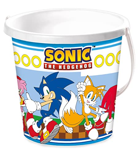 Mondo Toys - BUCKET SONIC - Sandeimer ø17 cm - Strandspielzeug für Kinder ab 3 Jahren - 28706 von Mondo