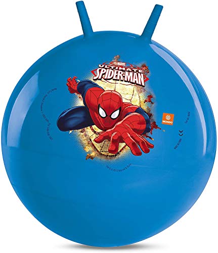 Mondo Toys - Känguru Design Spiderman Marvel - Drinnen & Draußen-wiederaufblasbar Sprungball Junge / Mädchen - 06961 von Mondo