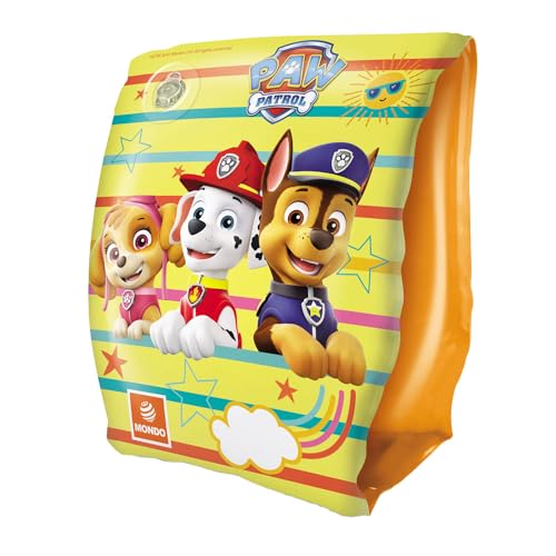 Mondo Toys - PAW PATROL Arm Bands - Sicherheitsarmlehnen für Kinder - Material PVC - geeignet für Kinder von 2 bis 6 Jahren mit Gewicht 6 - 20 kg - 16934 von Mondo