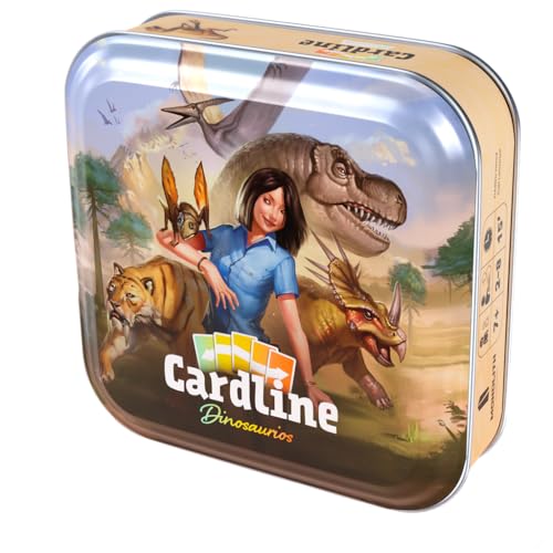 Monolith | Cardline Dinosaurier | Kartenspiel | Ab 7 Jahren | 2 bis 8 Spieler | 15 Minuten pro Spiel | Deutsch von Monolith