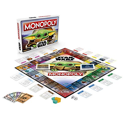 Hasbro 6E0066B459 Star Wars Das Kind Edition, Brettspiel für Familien und Kinder ab 8 Jahren, mit dem Kind, das Fans „Baby Yoda“ nennen von Monopoly