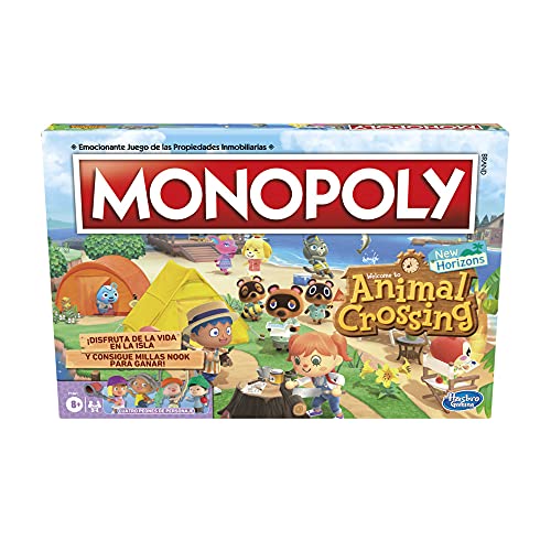 Hasbro Gaming Brettspiel Monopoly: Tier Crossing New Horizons - Ab 8 Jahren - lustiges Spiel für 2 bis 4 Spieler von Monopoly