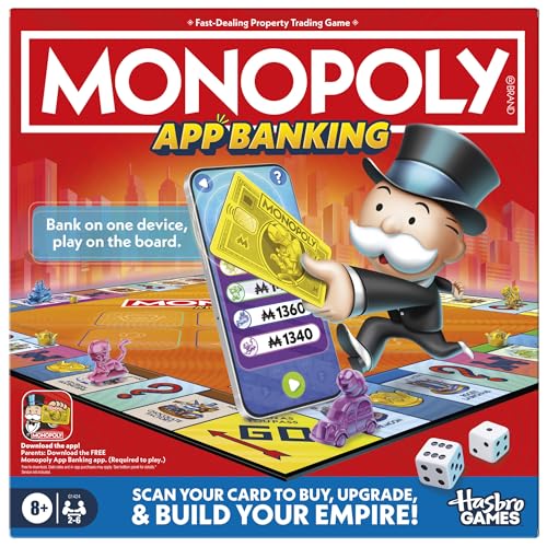 Monopoly App Banking Brettspiel - Englische Fassung Monopoly App Banking Brettspiel - Englische Fassung von Hasbro Gaming