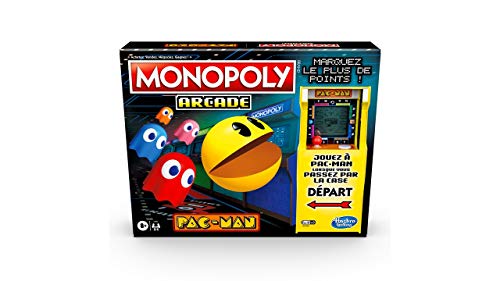 Monopoly Arcade Pacman - Brettspiel - Für 2 bis 4 Spieler, Altersempfehlung: ab 8 Jahren - Französische Version von Monopoly