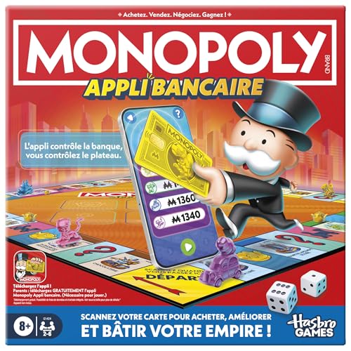 Monopoly Bank-App, Brettspiel – französische Version Monopoly Bank-App, Brettspiel – französische Version von Monopoly