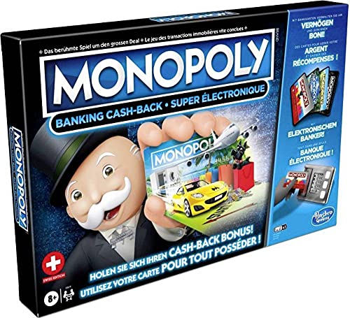 Monopoly Banking Cash-Back Familien-Brettspiel mit elektronischem Banker - Deutsche Fassung Monopoly Banking Cash-Back Familien-Brettspiel mit elektronischem Banker - Deutsche Fassung von Monopoly