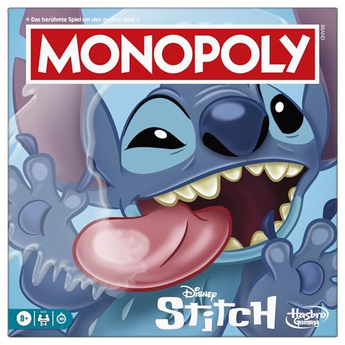 Monopoly Disney Stitch Edition Brettspiel - Deutsche Fassung von Monopoly