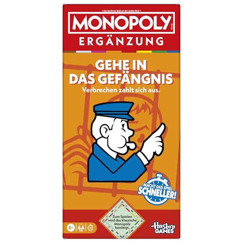 Monopoly ERGÄNZUNG Gehe in das Gefängnis (zum Spielen Wird das Klassische benötigt) - Deutsche Fassung von Monopoly