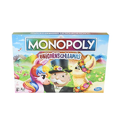 Monopoly Einhorn vs. Llamas Brettspiel ab 8 Jahren, Spielen Sie auf Team-Einhorn oder Team-Lama - Exklusiv bei Amazon Monopoly Einhorn vs. Llamas Brettspiel ab 8 Jahren, Spielen Sie auf Team-Einhorn oder Team-Lama - Exklusiv bei Amazon von Monopoly