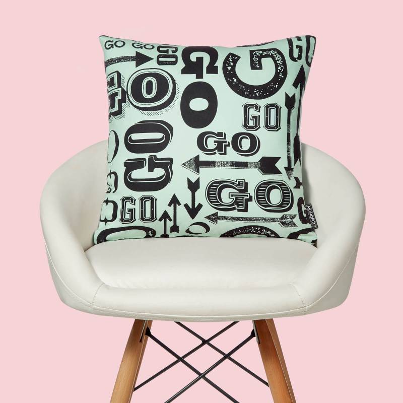 Monopoly Go! Letterpress Square Cushion - 50x50cm - Soft Touch von Original Hero