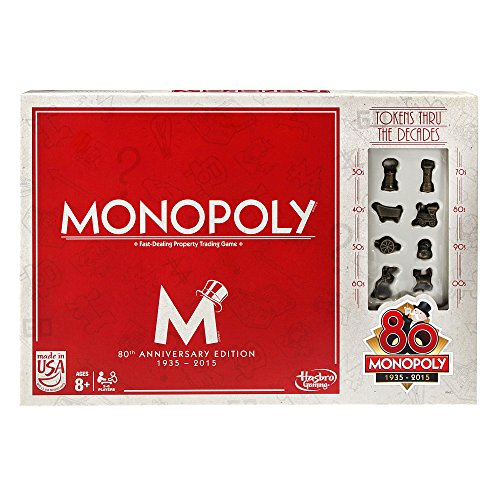 Monopoly Hasbro 80. Jahrestag (Englische Sprache) [UK Import] von Monopoly