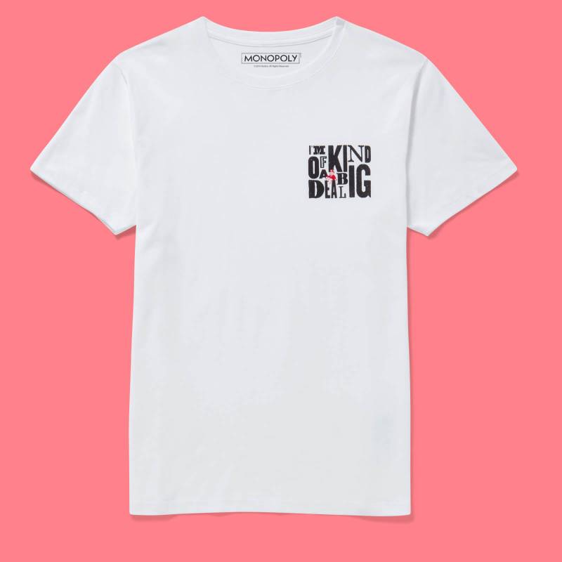 Monopoly King Of Dealing T-Shirt - White - L - Weiß von Original Hero