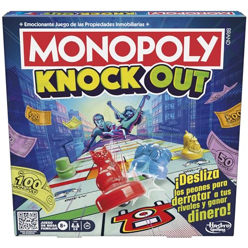 Monopoly Knockout Familienspiel für Partys von Monopoly