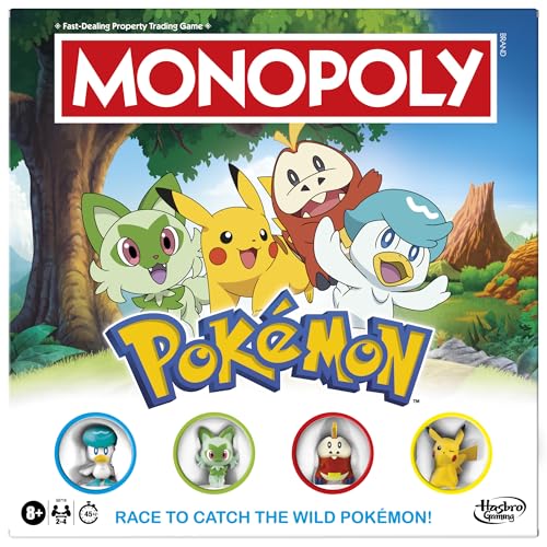 Monopoly Pokémon Edition Brettspiel - Englische Version von Monopoly