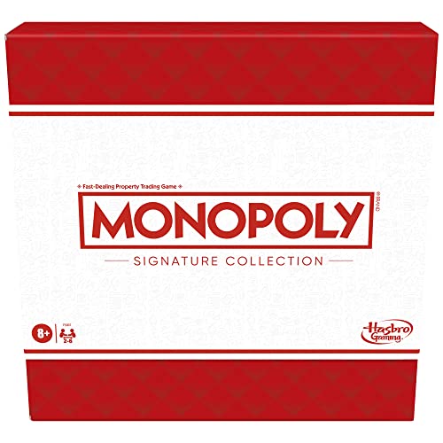 Monopoly Signature Collection Familien-Brettspiel für 2 bis 6 Spieler, Premium-Verpackung und Komponenten, Inbox-Aufbewahrung, Familienspiel ab 8 Jahren Monopoly Signature Collection Familien-Brettspiel für 2 bis 6 Spieler, Premium-Verpackung und Komponenten, Inbox-Aufbewahrung, Familienspiel ab 8 Jahren von Monopoly