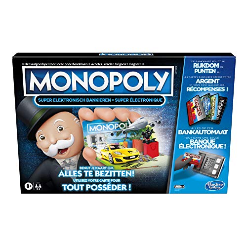 Monopoly Super Elektronisches Banking Brettspiel - Belgische Ausgabe von Monopoly