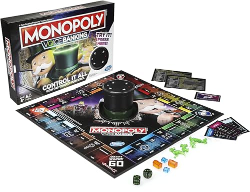 Monopoly Voice Banking Elektronisches Familienfreundliches lustiges Brettspiel Hasbro von Monopoly