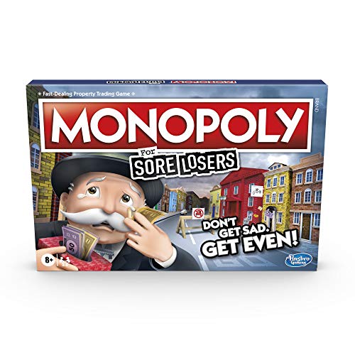 Monopoly for Sore Losers Brettspiel für Spieler ab 8 Jahren, das Spiel, bei dem es sich auszahlt, um zu verlieren (englische Version) von Monopoly