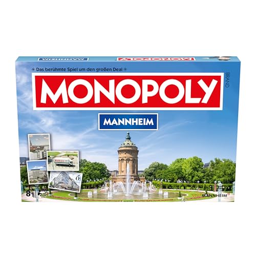 Winning Moves - Monopoly- Mannheim - Brettspiel - Alter 8+ - Deutsch von Monopoly