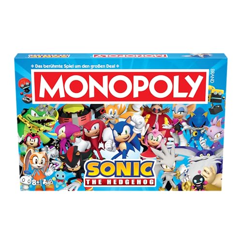 Winning Moves - Monopoly - Sonic - Brettspiel - Alter 8+ - Deutsch von Monopoly