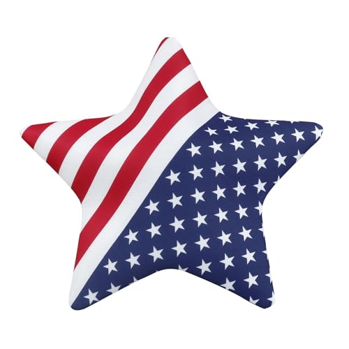 Monozoz Flag Hats Patriotischer Vintage-Hut mit marineblauen Sternen | Memorial Day Hut,Amerikanische Flagge zum Memorial Day, amerikanische Kostümzubehör für den 4. Juli und von Monozoz