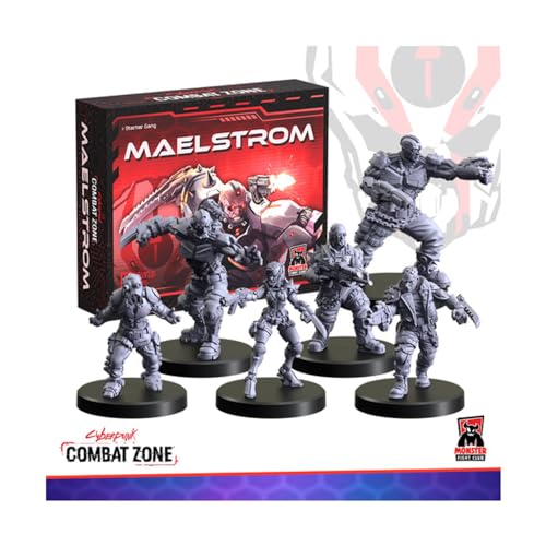 Monster Fight Club Cyberpunk Red Combat Zone Miniatures: Maelstrom Starter Gang von Monster Fight Club