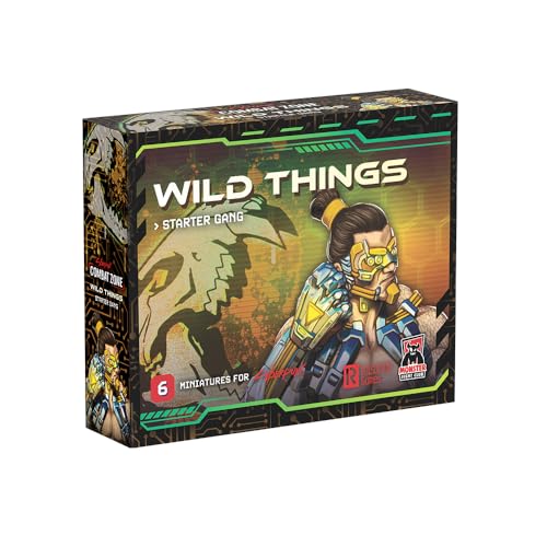 Monster Fight Club Cyberpunk Red Combat Zone Miniatures: Wild Things Starter Gang von Monster Fight Club