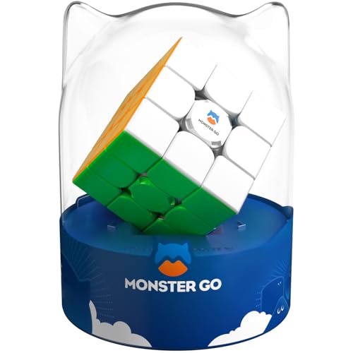 Monster Go 3Ai, 3x3 Speed-Cube MG356 Smart-Cube Intelligentes Tracking, Bewegungen und Schritte messen mit CubeStation App (Premium Paket) von Monster Go