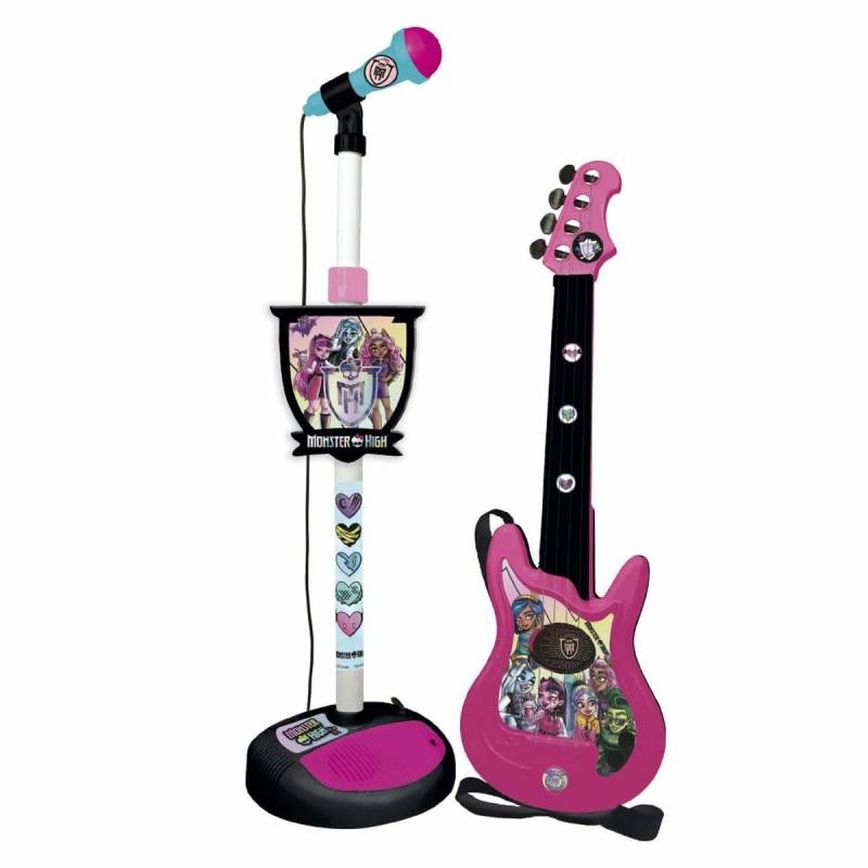 Kindergitarre Monster High Karaoke Mikrofon von Monster High