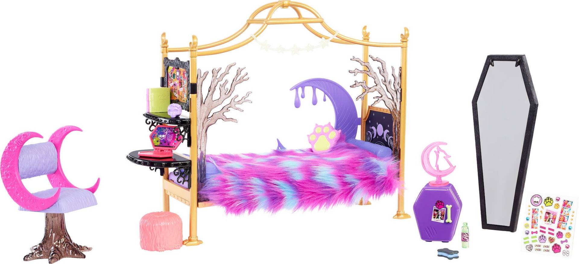 Monster High Clawdeen Wolf Schlafzimmer Spielset von Monster High