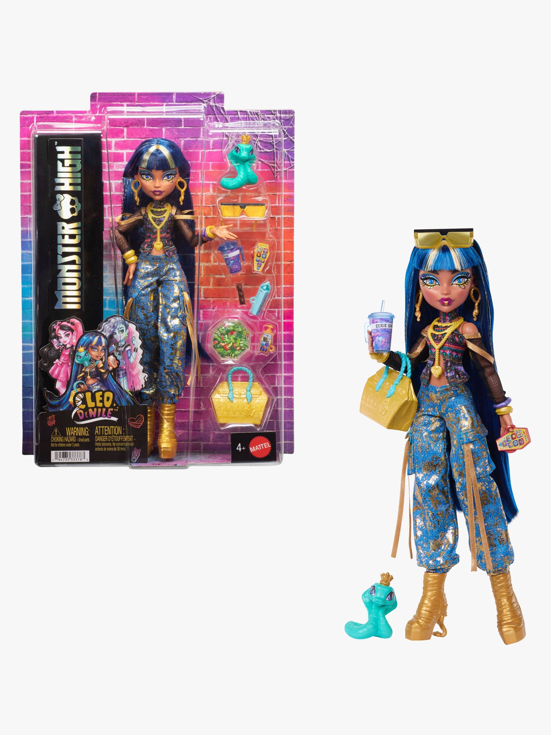 Monster High Core Puppe Cleo De Nile & Hissette Monster High Core Puppe Cleo De Nile & Hissette von Monster High