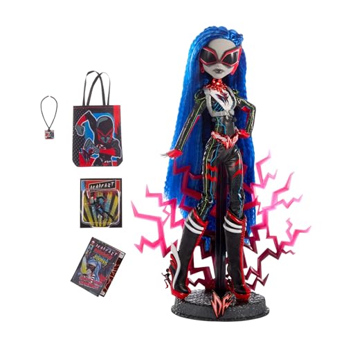 Monster High Deadfast Ghoulia Yelps SDCC 2024 Exclusive Doll - Tech Savvy Upgrade with Comic-Con Badge, Mini Figure, and Comic Book von Monster High