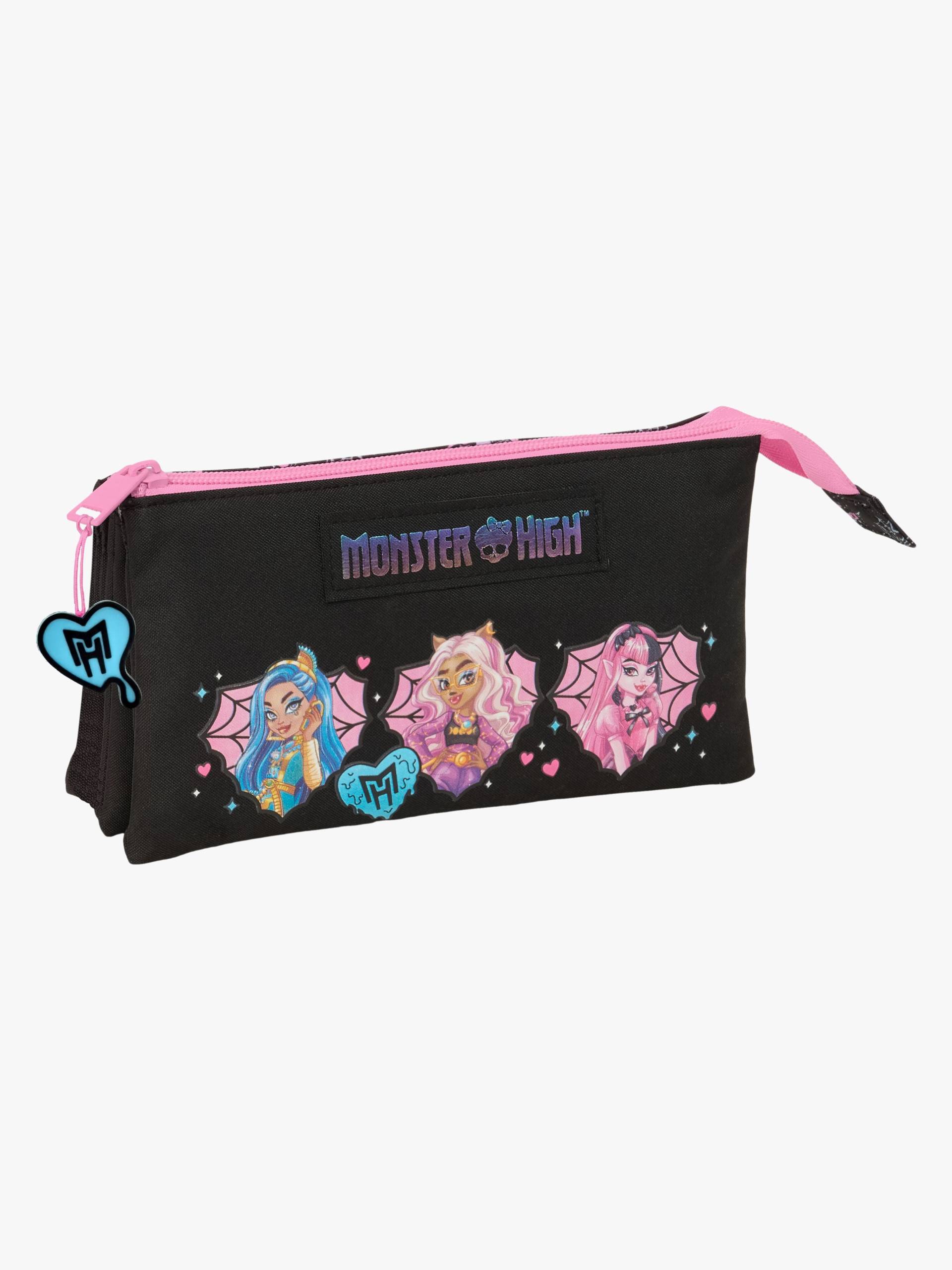 Monster High Dreifach-Federmäppchen, Schwarz Monster High Dreifach-Federmäppchen, Schwarz von Monster High