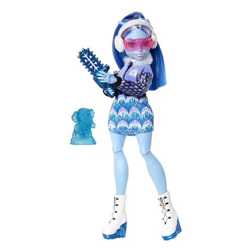 Monster High Fearbook Abbey Bominable Set mit Puppe und Zubehör zum Thema Kunstclub, Collegejacke, Jahrbuch, Mal- und Modellierwerkzeugen, JDR58 Monster High Fearbook Abbey Bominable Set mit Puppe und Zubehör zum Thema Kunstclub, Collegejacke, Jahrbuch, Mal- und Modellierwerkzeugen, JDR58 von Monster High