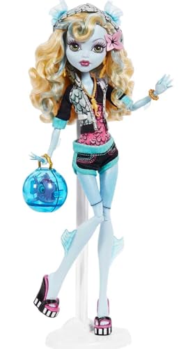 Monster High Lagoona Blue Boo-Original Creeproduktion Puppe mit Puppenständer & Zubehör von Monster High