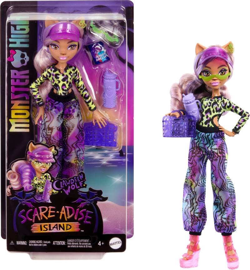 Monster High Scare-adise Island Puppe Clawdeen Wolf von Monster High