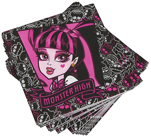 Monster High ATOSA Packung mit 15 Servietten 33 x 33 cm von ATOSA