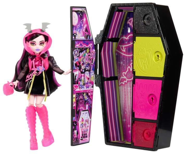 Monster High Skulltimate Secrets Neon Frights Puppe Draculaura von Monster High